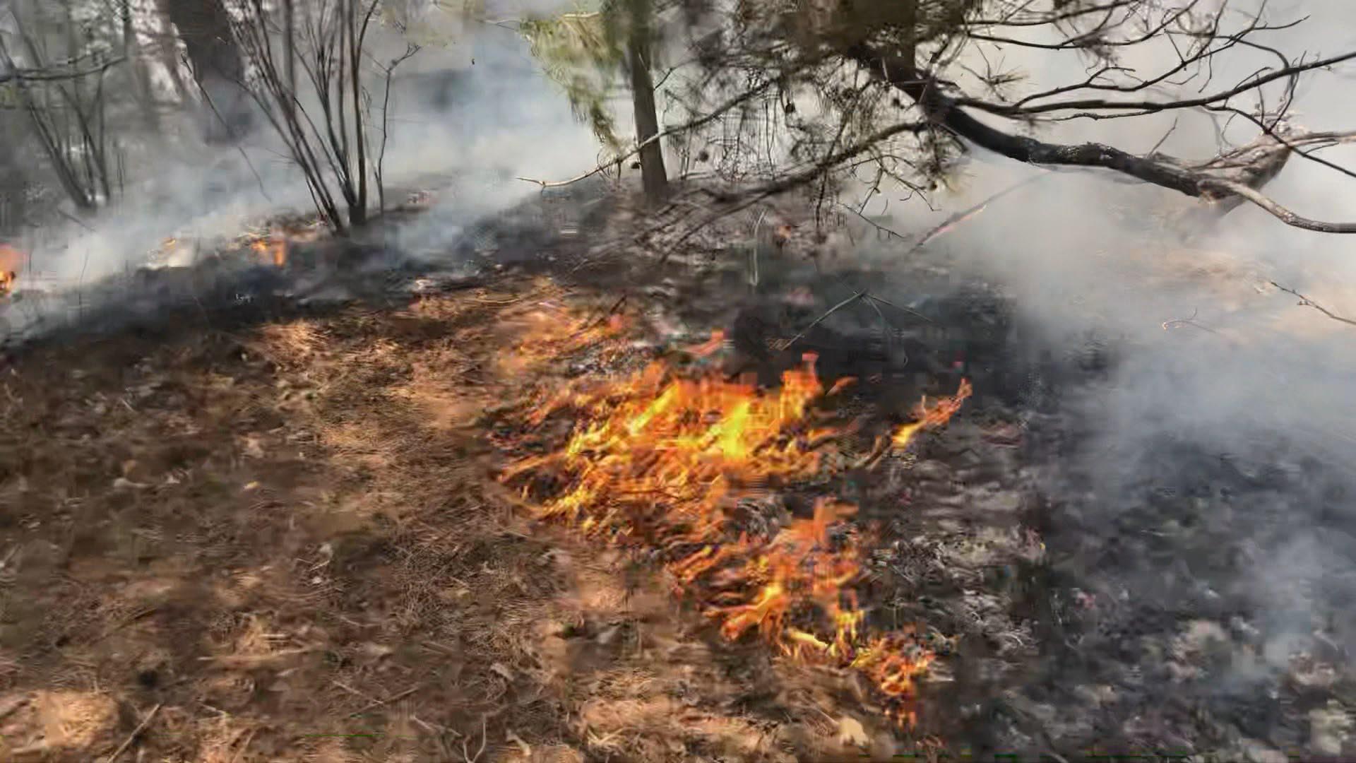 경북 안동 산불 재확산…현장에 초속 8.9m 강풍