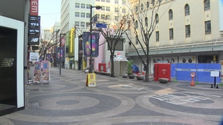 코로나에 얼어붙은 연말…명동 거리도 한산
