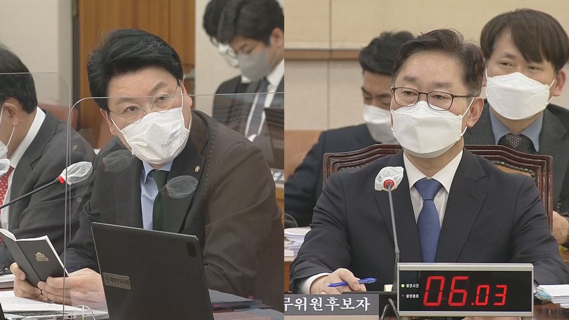 [현장연결] 박범계, 고시생 폭행 의혹에 "아내 홀로 있는 집에도 방문"