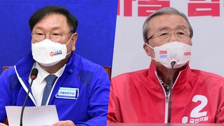 與 '吳 사퇴' 총공세…野 '정권 심판' 맞불