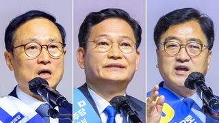 與당권주자, 마지막 토론회 격돌…내일 투표 시작