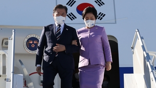 문대통령, 뉴욕 도착…유엔총회 일정 시작