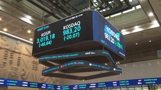 금리 걱정에 코스피 3,020선 하회…환율 연중 최고