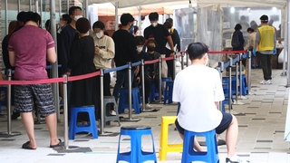 확진 사흘째 2천명 아래…'부스터샷' 내일 시작