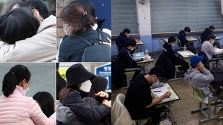 "모두가 널 사랑해" 응원 속에 입실한 수험생들