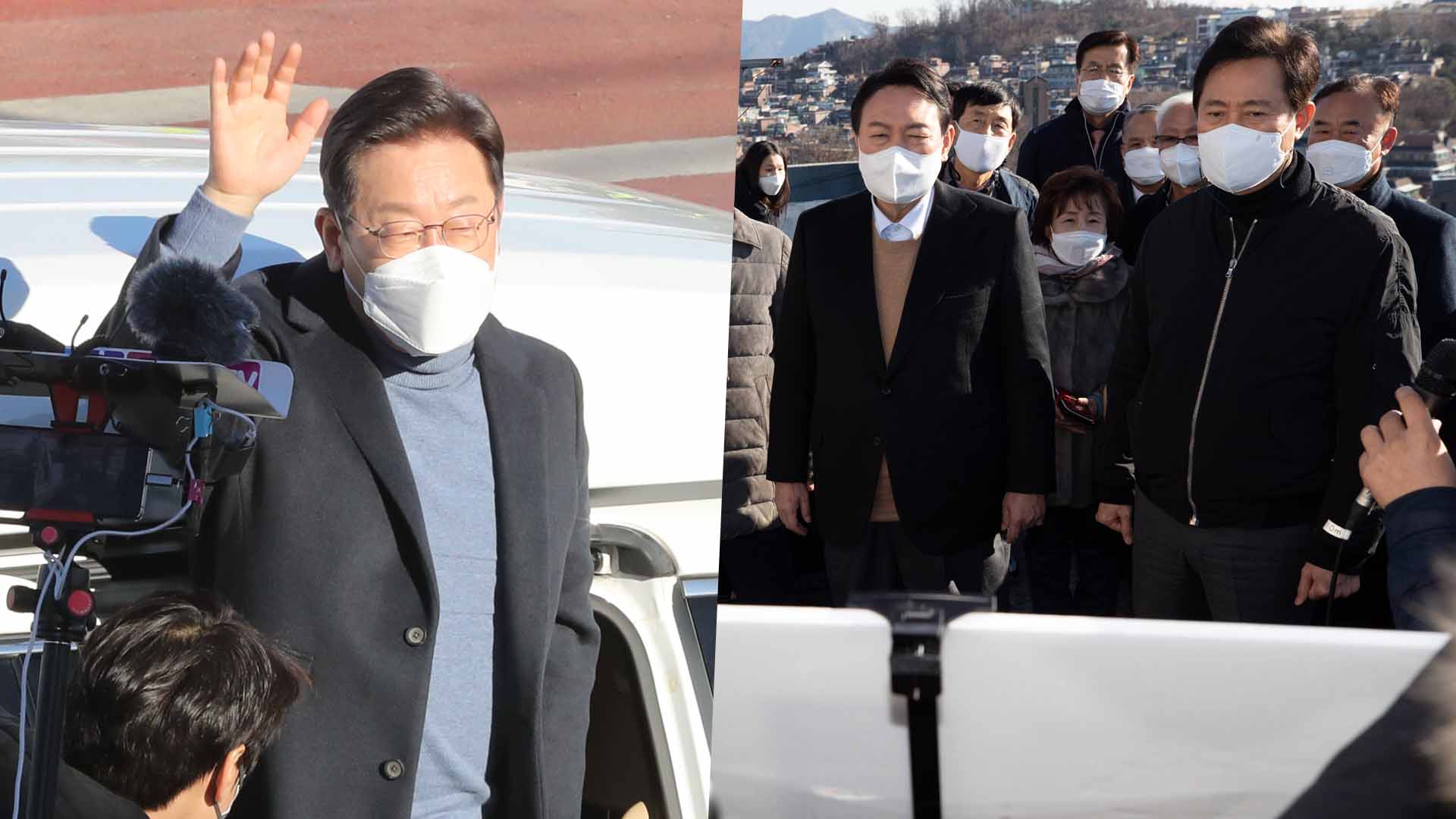 이재명, 포스코 박태준 추모제 참석…윤석열, 재건축 현장 방문