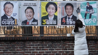 이재명은 '인물' 윤석열은 '메시지'…포스터 전략
