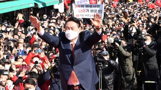 '이재명 안방' 수원서 대장동 공세…"부패 세력과 대결"