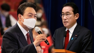 일본 총리 "윤석열 당선 축하·긴밀협력"…한일관계 개선 기대감