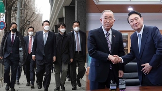 윤석열 당선인, 당 지도부와 오찬…반기문 만나 국제 정세 논의도