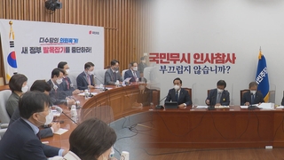 "굳히기 내각 감행" 반발…여야, 한덕수 인준도 신경전