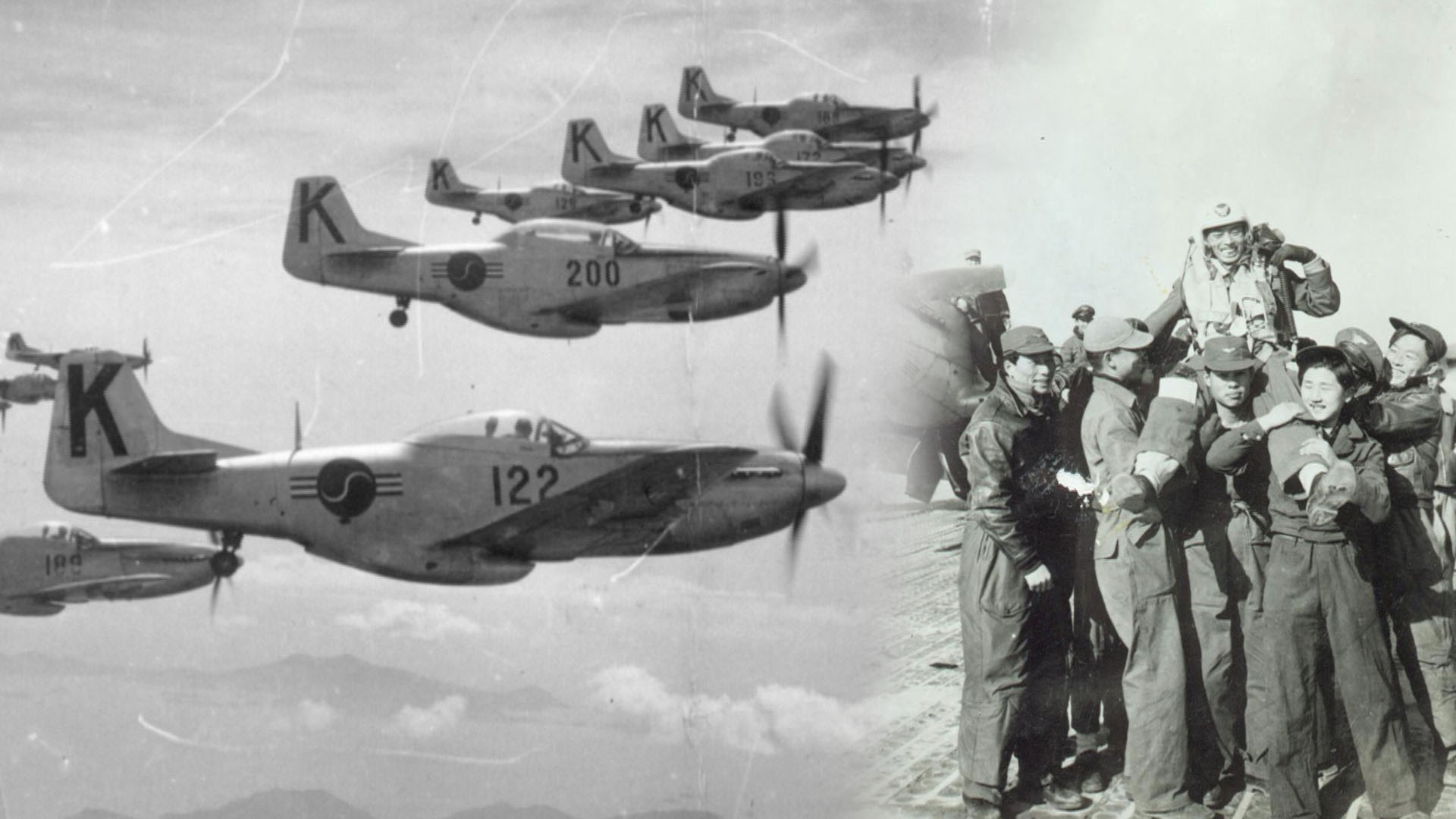 악조건 뚫고 F-51 출격…흑백사진으로 본 한국전쟁