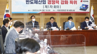 與, 시중은행 금리인하 압박…반도체특위 '첫 발'