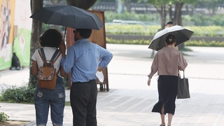 "덥다 더워" 휴일도 가마솥 더위…모레 전국 장맛비