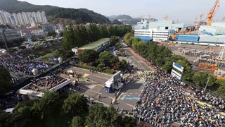 대우조선 하청파업 갈등 격화…공권력 투입되나