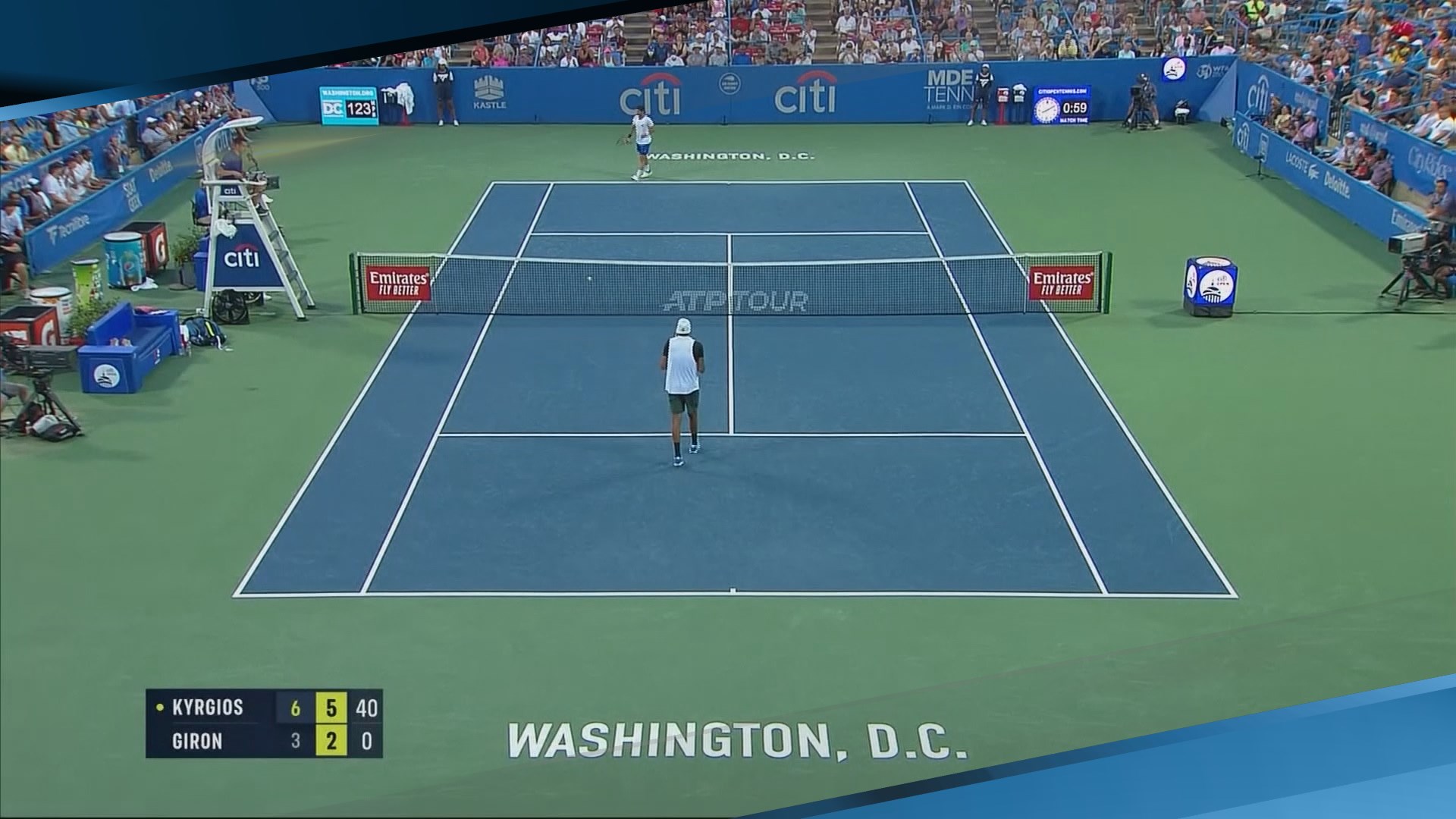 [스포츠영상] "서브 어디로 넣을까요?"…온라인카지노 유니벳의 돌발 팬서비스