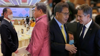 숨가쁜 한반도 외교전…박진, 북 대사 만나고 미·러와는 북핵 논의