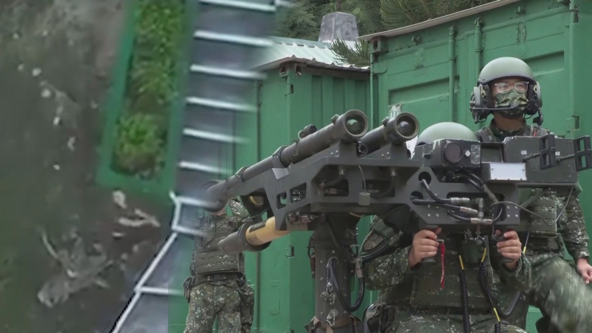 돌 던져 조롱받은 대만군, 중국 무인기에 경고사격