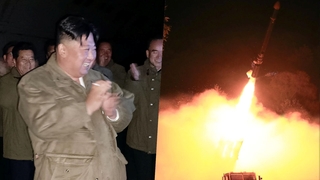 김정은, 장거리 순항미사일 발사 참관…"핵무력 강화에 총력"