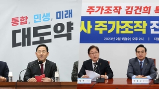 여, '대북송금 의혹' 정조준…민주, '주가조작 의혹' 총공세