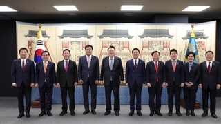 '당정일체' 앞세운 김기현호, 통합 행보…내일 이재명 예방