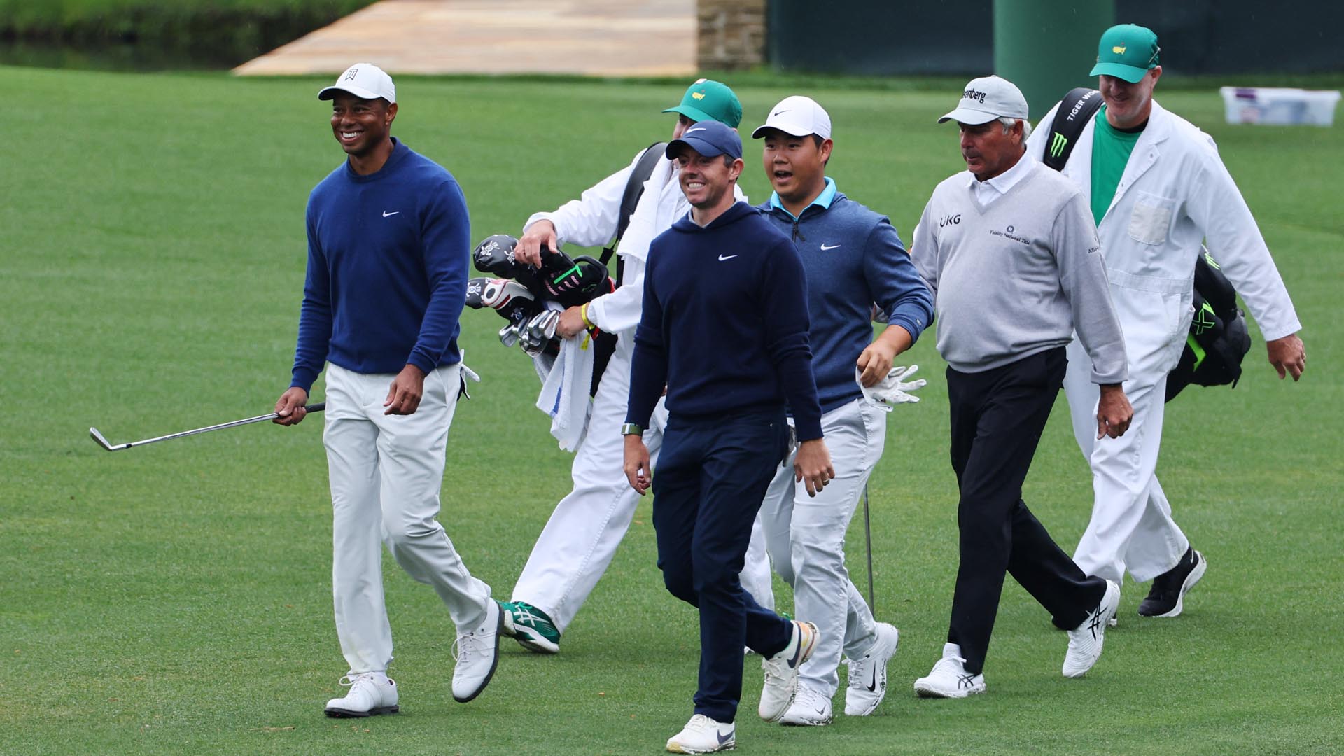 온라인카지노 벌금 벳무브와 함께 연습한 김주형, 최연소 그린재킷 도전