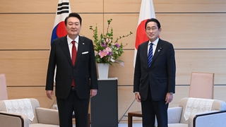 한일 정상, 7일 회담 후 친교만찬…공동선언 없을 듯