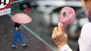 주말 '폭우 장마' 주춤…33도 습한 폭염 기승