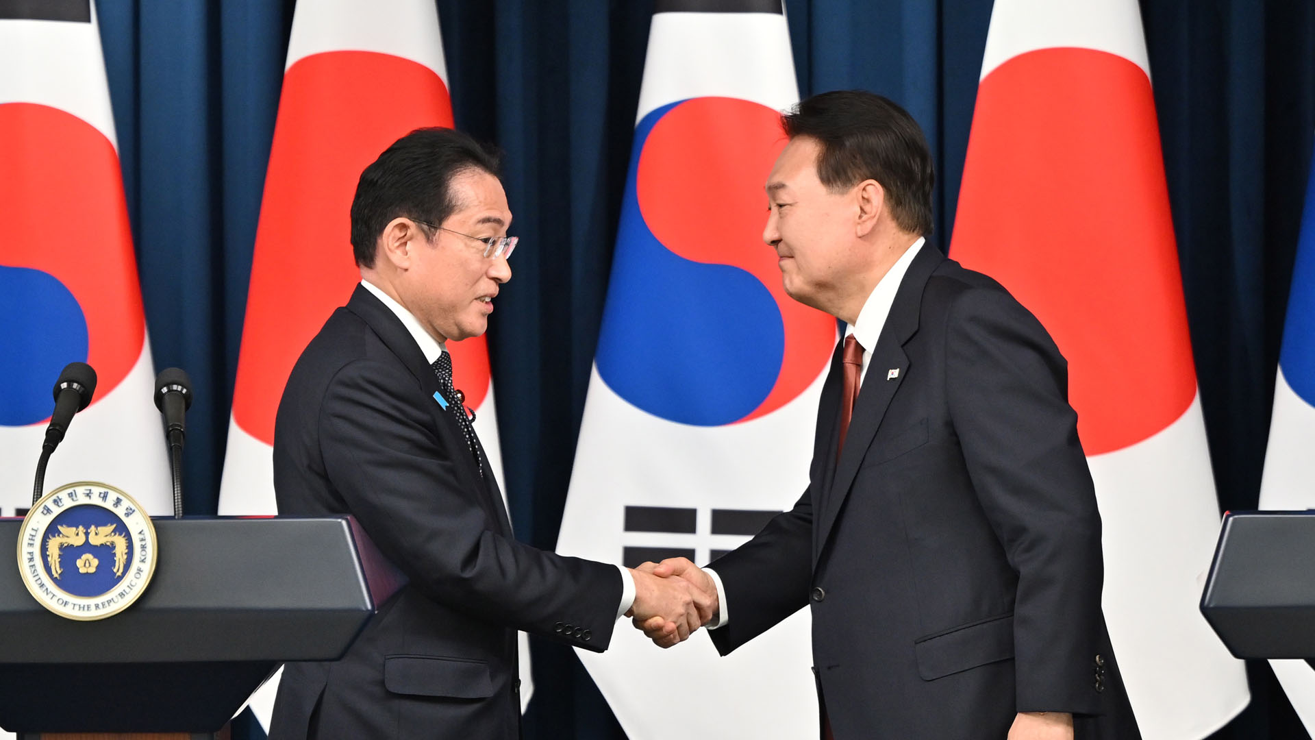 오늘 리투아니아서 한일온라인카지노 벌금 유니88담…오염수 논의 주목