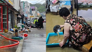 300㎜ 폭우에 곳곳 침수…강원 고성 복구 본격화