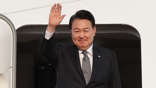 윤대통령 미국 출국…"한미일 3각 안보 협력체로"