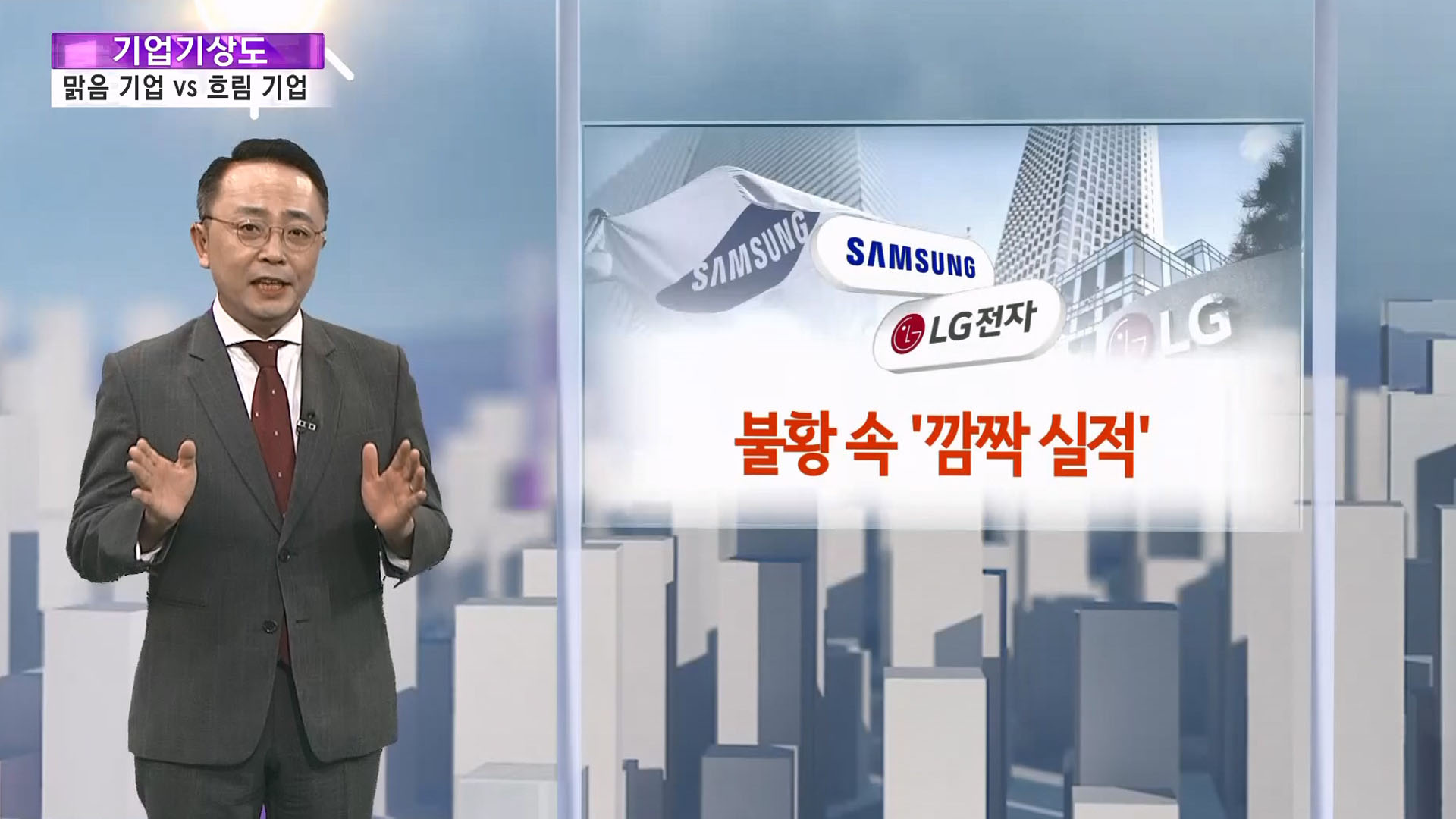 [기업기상도] 제철 만나 맑은 기업 VS 역풍 맞아 흐린 기업