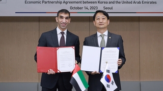 한-UAE, 포괄적경제동반자협정…"중동진출 교두보"