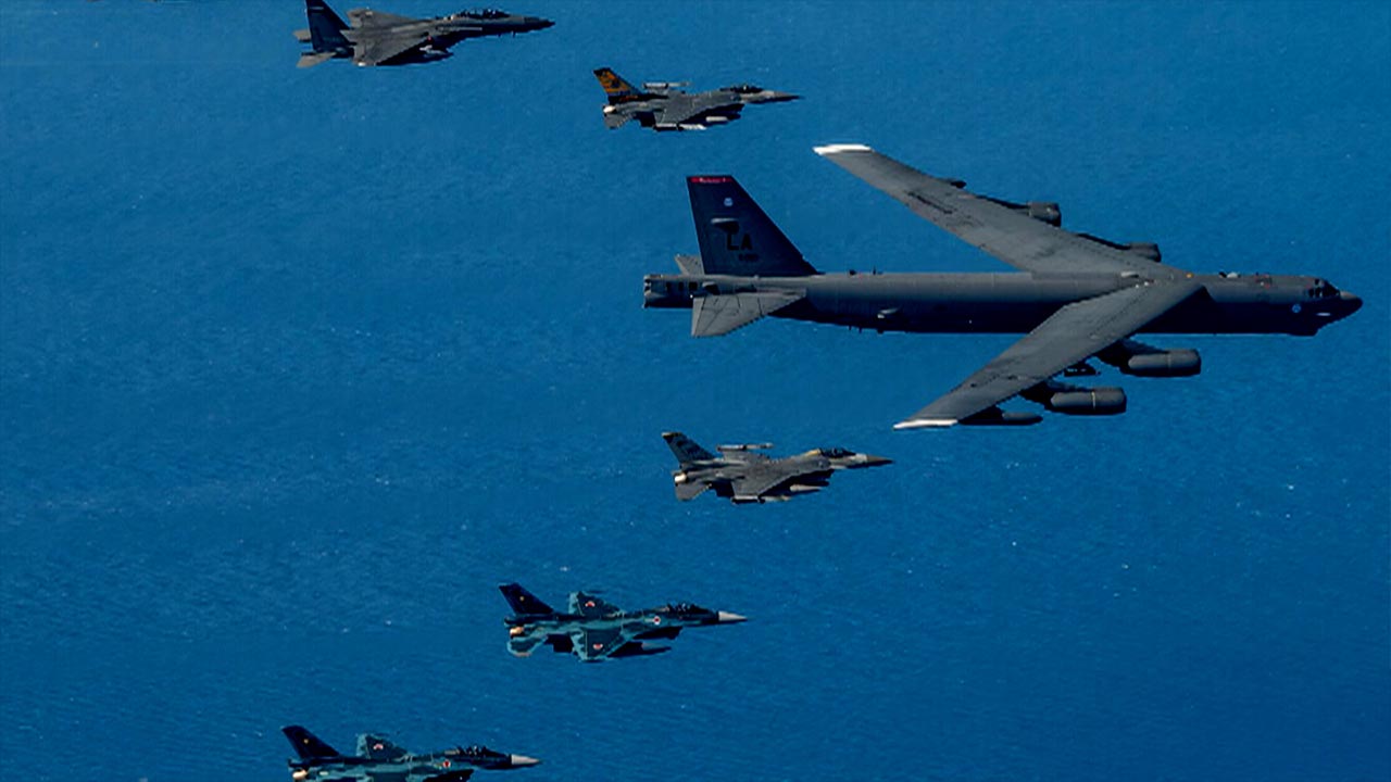 한미일 첫 온라인카지노 캡틴 공중훈련…북핵 대응해 공조 강화