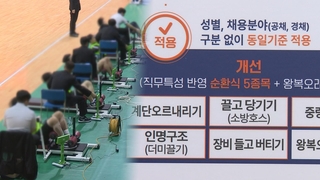 체력시험 남녀 동일 기준 적용…소방공무원 채용 바뀐다