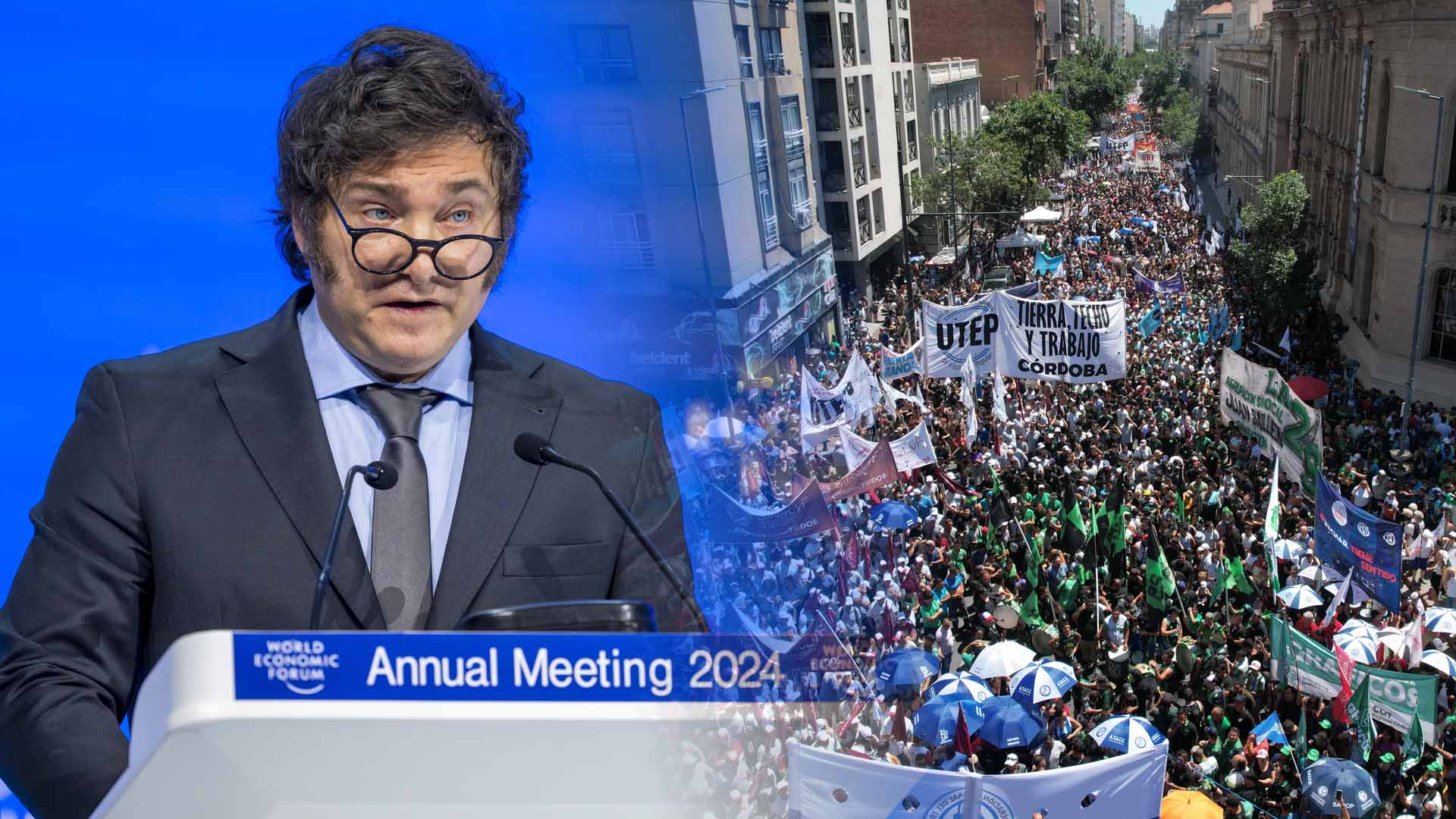 "밀레이 정부 개혁안 반대"…아르헨서 5년 만에 총파업