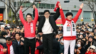 한동훈 원톱 선대위 구성…이틀째 수도권 표심 공략