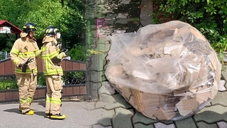 수도권 곳곳서 오물풍선 발견…대통령실 인근서도