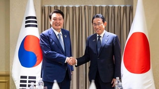 워싱턴서 만난 한일 정상 "러북 군사협력에 긴밀 공조"