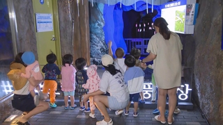 무더위 속 추위?…폭염 모르는 보령 냉풍욕장