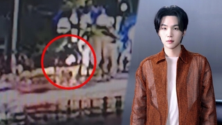 [단독] 만취 상태로 인도 달린 BTS 슈가…CCTV에 담긴 사고 순간