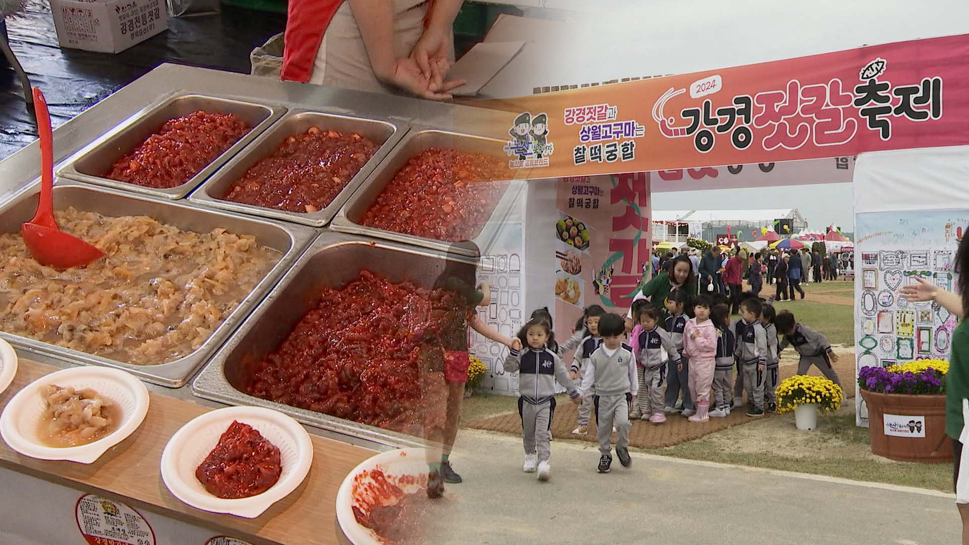젓갈과 고구마의 '찰떡궁합'…온라인카지노 합법 유니88벳 강경젓갈축제 열려