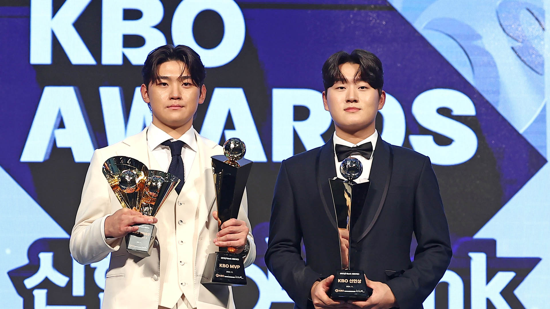 MVP 김도영 "팬 땜시 살어야"…19세 김택연 신인상