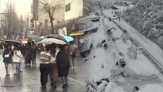 내일도 전국 눈비…서울 5㎝ 눈, 영동은 폭설 계속
