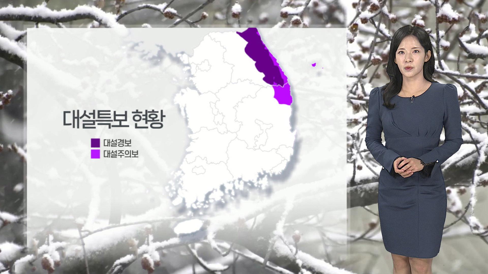 [온라인카지노 경찰] 내일까지 강원 영동 많은 눈…전국 강한 바람 주의