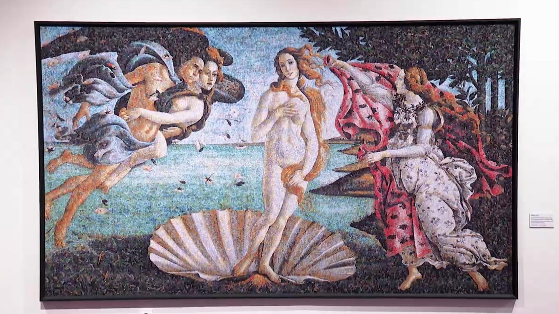 쓰레기 덕지덕지 뒤덮인 명화…환경·인류 위한 목소리