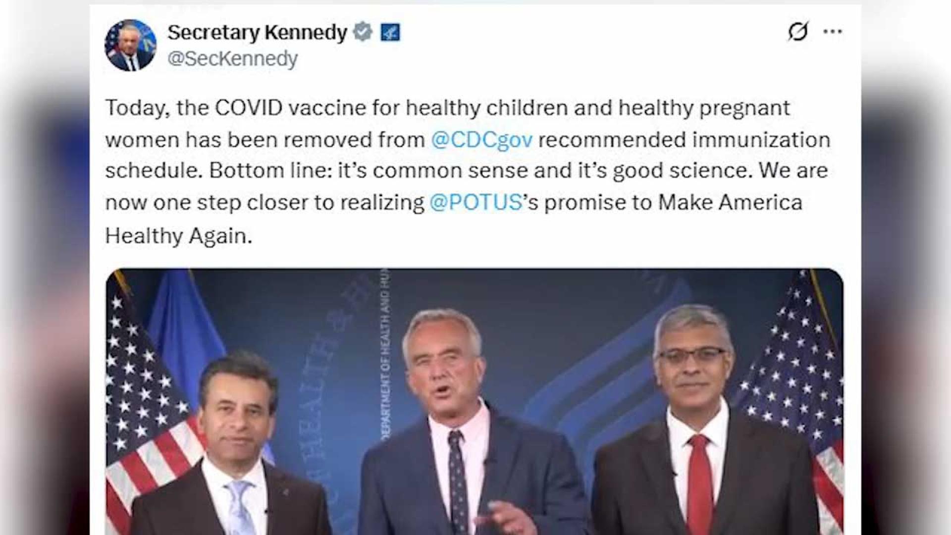 美보건장관 "<em class='find'온라인카지노 불법 유니88벳</em, 건강한 아동·임산부엔 접종권고 중단"