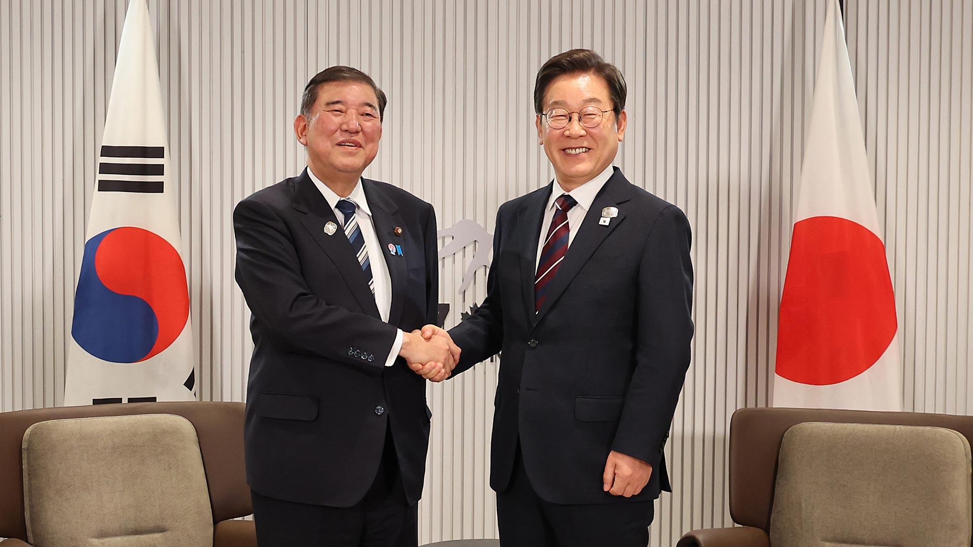 이 대통령, 이시바 총리와 첫 한일회담…"미래지향적 관계로"