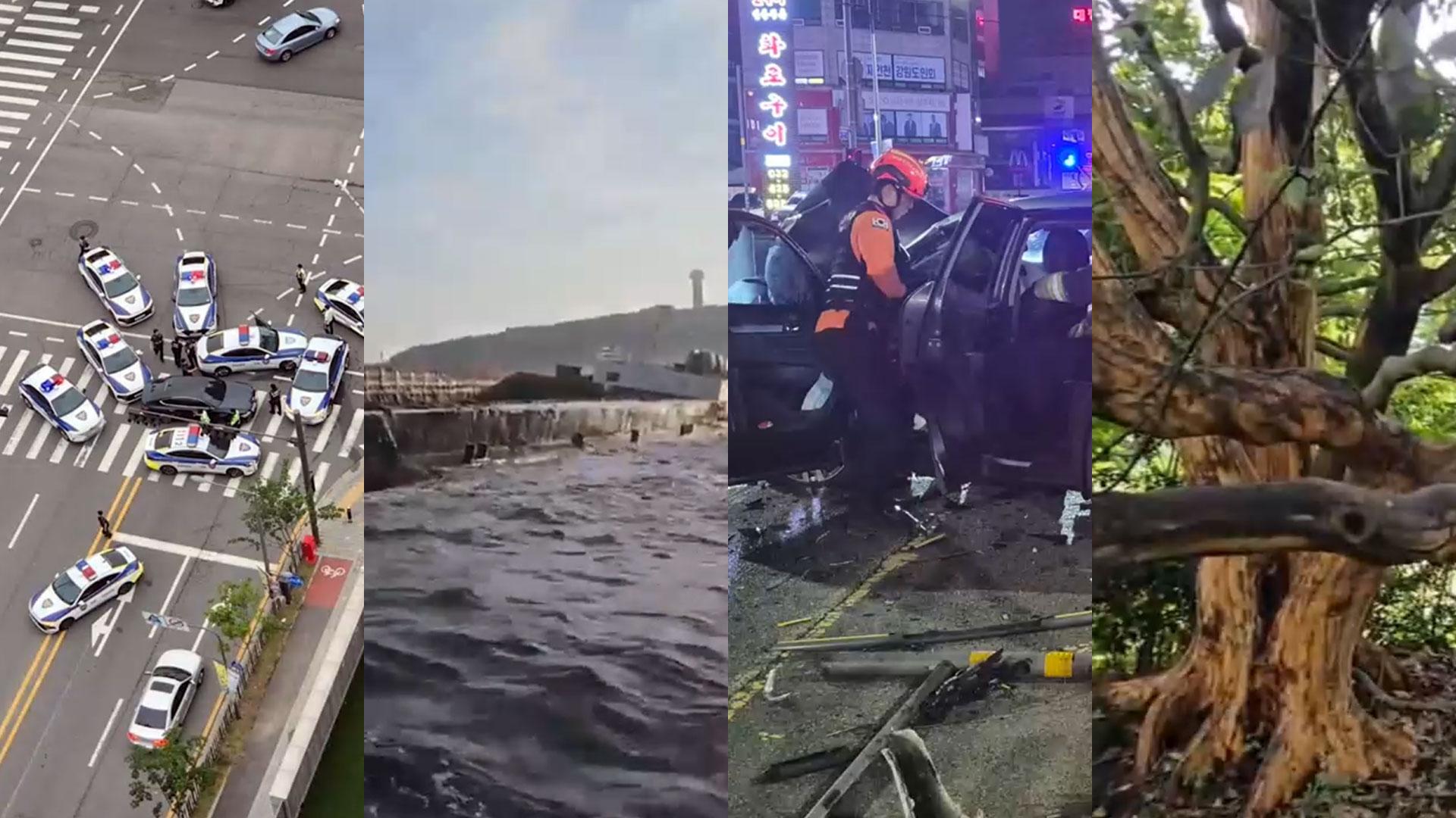 [제보23] 순찰차 6대 들이받으며 도주…13km 추격 끝 검거外