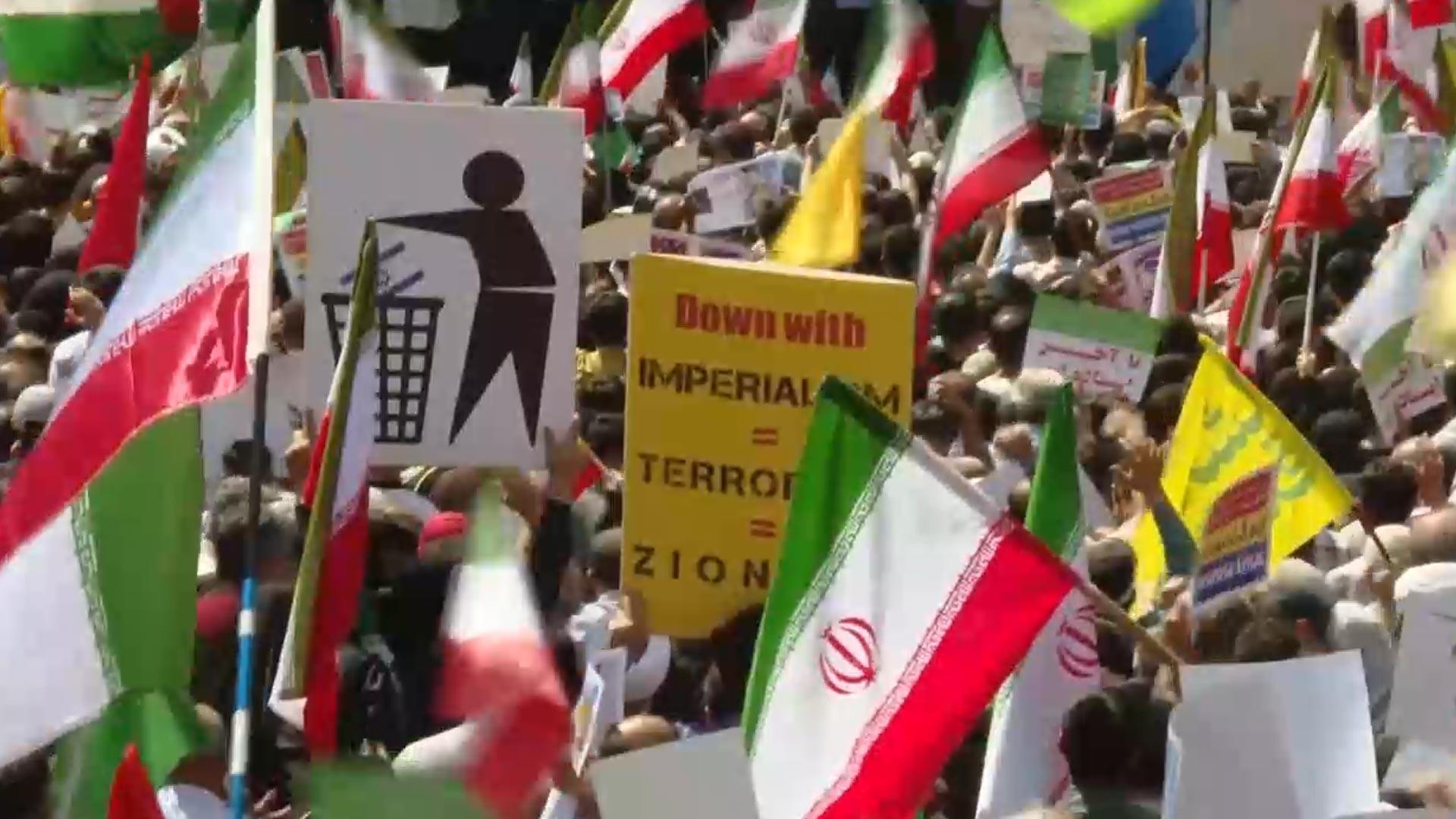 "이스라엘·미국에 죽음을" 온라인카지노 검증 각지서 대규모 시위